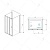 Душевой уголок RGW PA-73-1 (PA-13 + Z-060-2) прямоугольный  170*100*195 0608731170-011 профиль Хром стекло Прозрачное 5 мм RGW